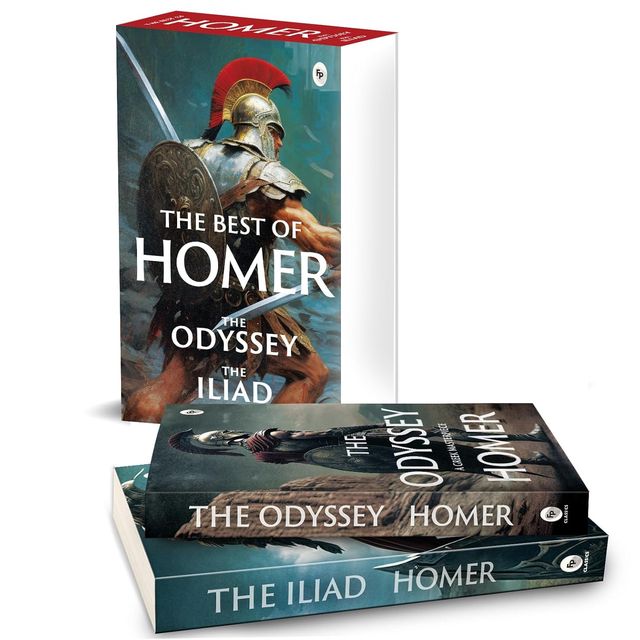 The Best of Homer (The Odyssey and The Iliad)-Set of 2 Books