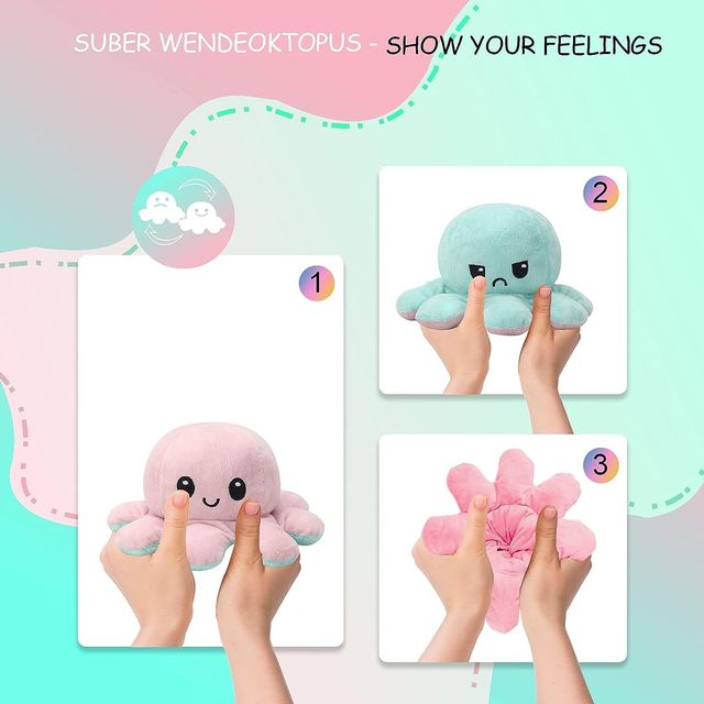 Buy Babique Octopus Sitting Plush Soft Toy Cute Kids Animal Home Decor