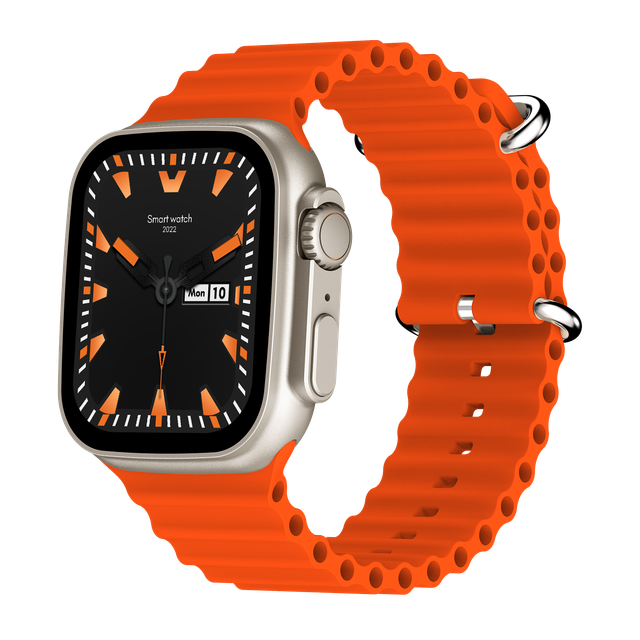 Fire-Boltt Warrior Smartwatch | 1.96" AMOLED Display | BT Calling - Orange