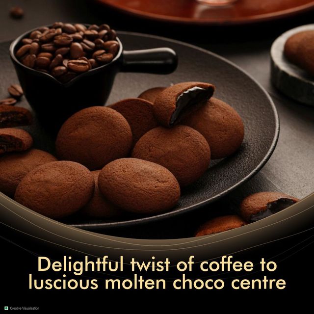 Sunfeast Dark Fantasy Coffee Fills, Original filled cookie with Coffee flavour | Perfect Snack