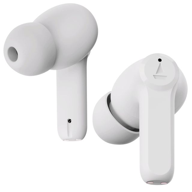 boAt Airdopes 393anc Tws Earbuds W/ 32db Hybrid Anc, Quad Mics With Enx Tech(Ivory White)