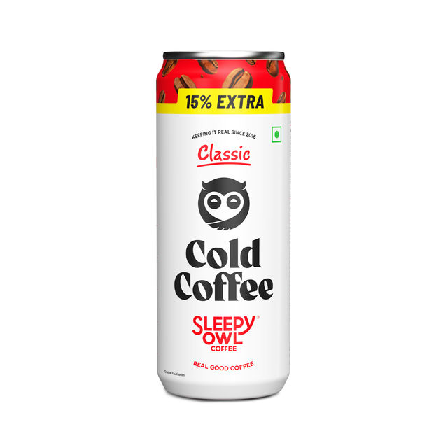 Sleepy Owl Cold Coffee Can - Classic(200ml), Sleepy Owl Cold Coffee Can - Hazelnut(200ml) & Sleepy Owl Cold Coffee Can - Salted Caramel(200ml) Combo