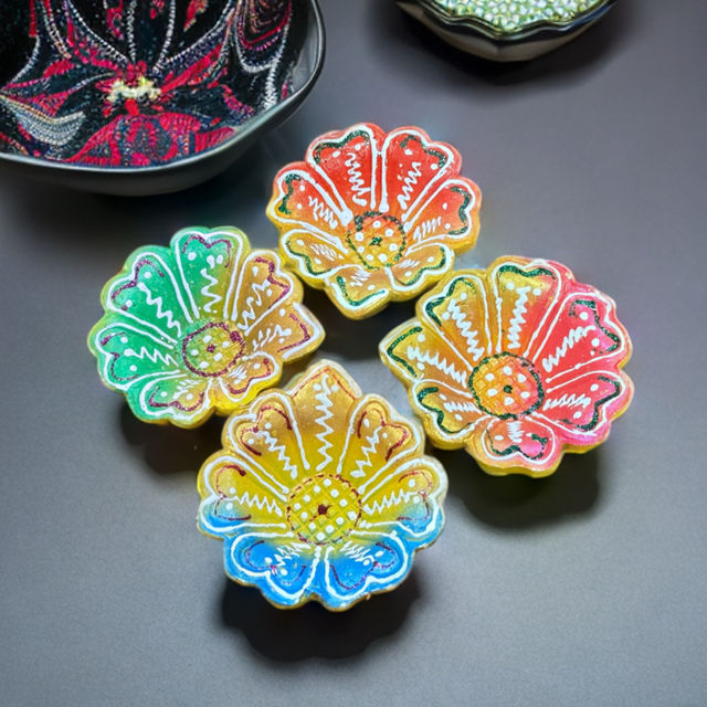 Pichai Designer Clay Diya Plain