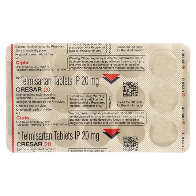 Cresar 20 Tablet