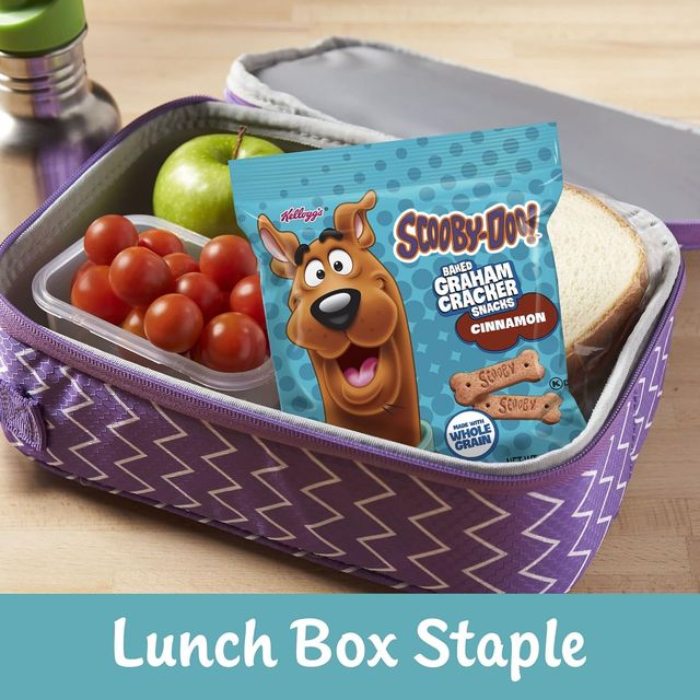 Kellogg's SCOOBY-DOO! Baked Graham Cracker Snacks,Cinnamon