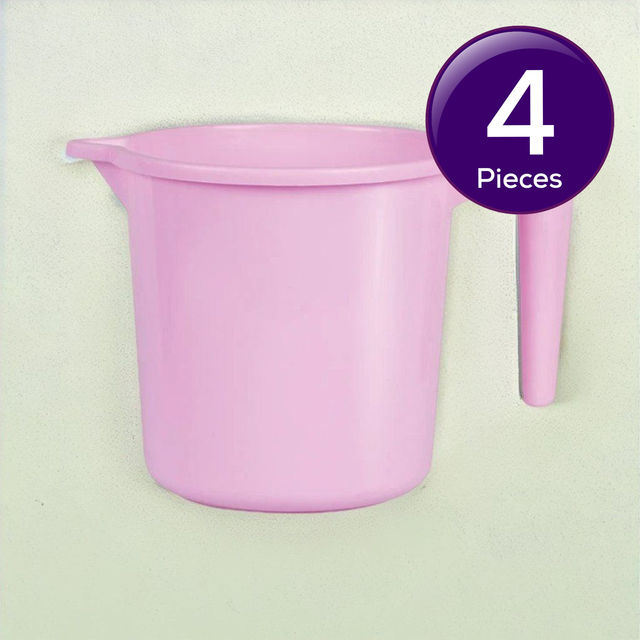 Joyo Plastics Dolphin Bathroom Mug - 1100 ml | Assorted 1 pc Combo
