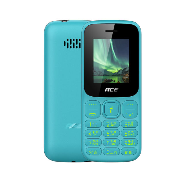 itel Ace 3 Shine Keypad Mobile | 1.8" Display | 1000 mAh Battery | Interstellar Blue