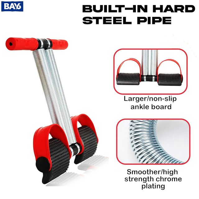 Bay6 Tummytrimmer For Abs Workout | Red