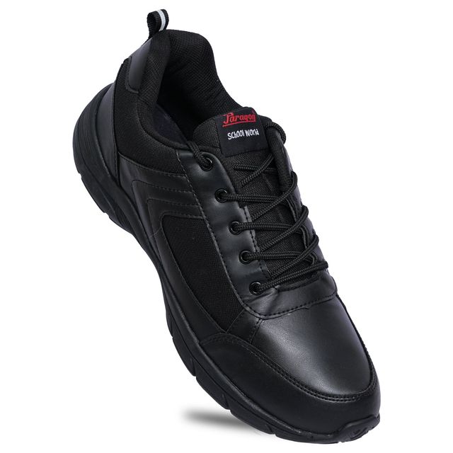 Paragon Boys School Shoes With Lace - UK 2 | Comfortable and Lightweight
