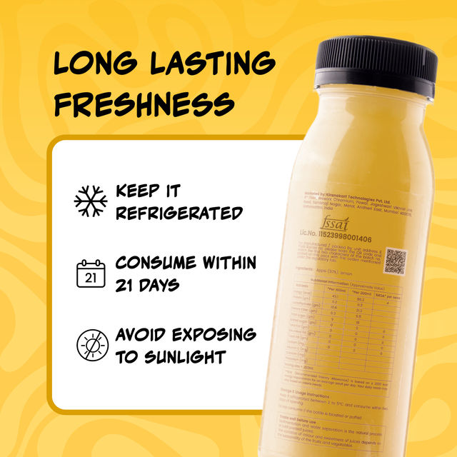 Chyll 100% Fresh Apple Juice - Cold Pressed 200 ml Combo