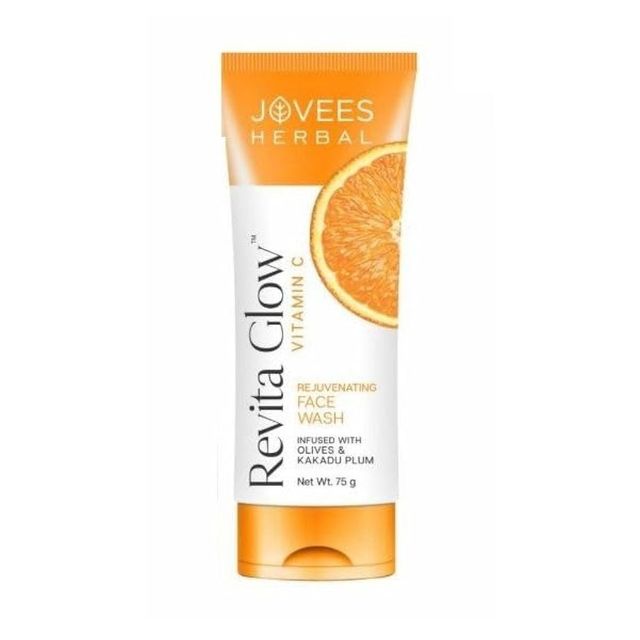 Jovees Herbal Revita Glow Vitamin C Face Wash With Olives And Kakadu Plum For Hyperpigmentation
