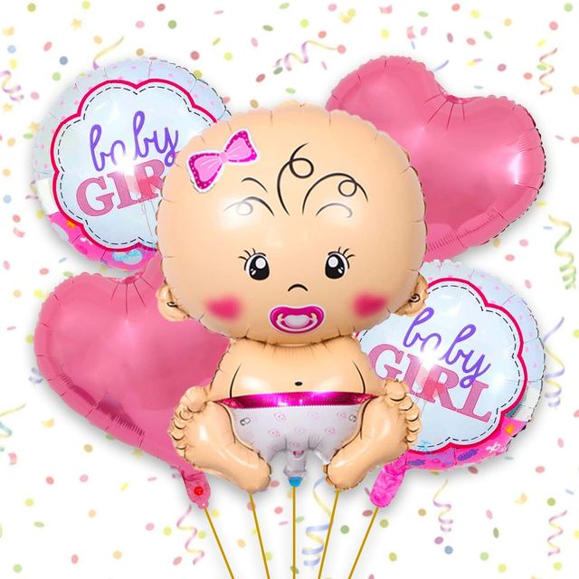 Party Propz Baby Shower Decoration Items - Pack Of 5