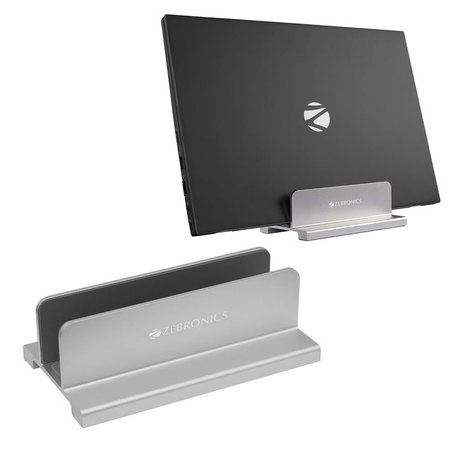 Zebronics Ns2000V Vertical Laptop Stand, Devices Up-To 2.5Cm Thickness