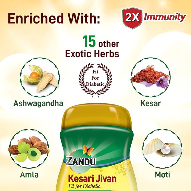 Zandu Kesari Jivan Sugar free Chyawanprash with Anti Age Action Formula