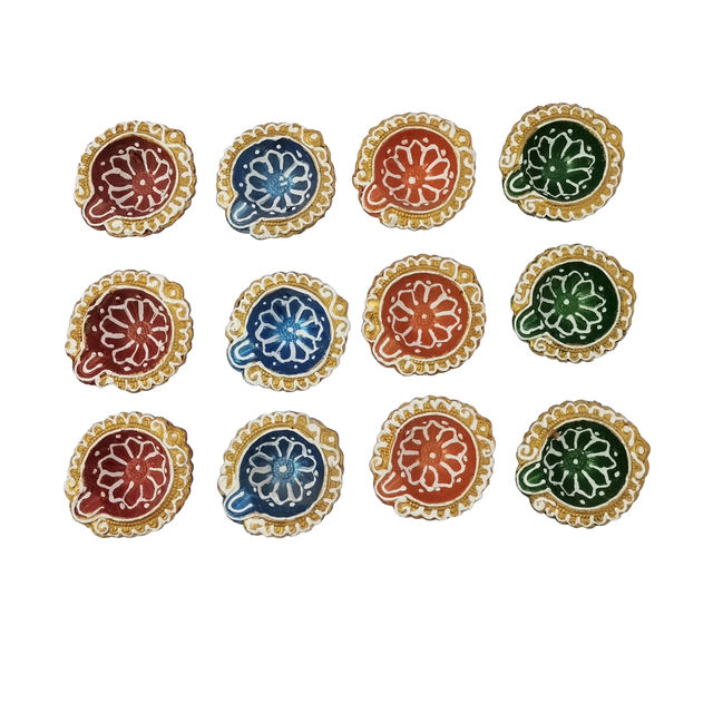 DiaCraft Designer Diya Design3 Assorted