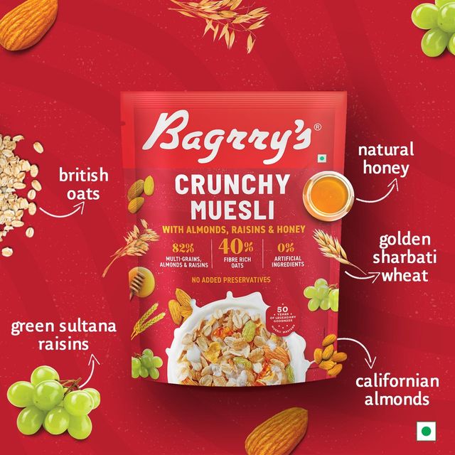 Bagrry's Crunchy Muesli 425 g Combo