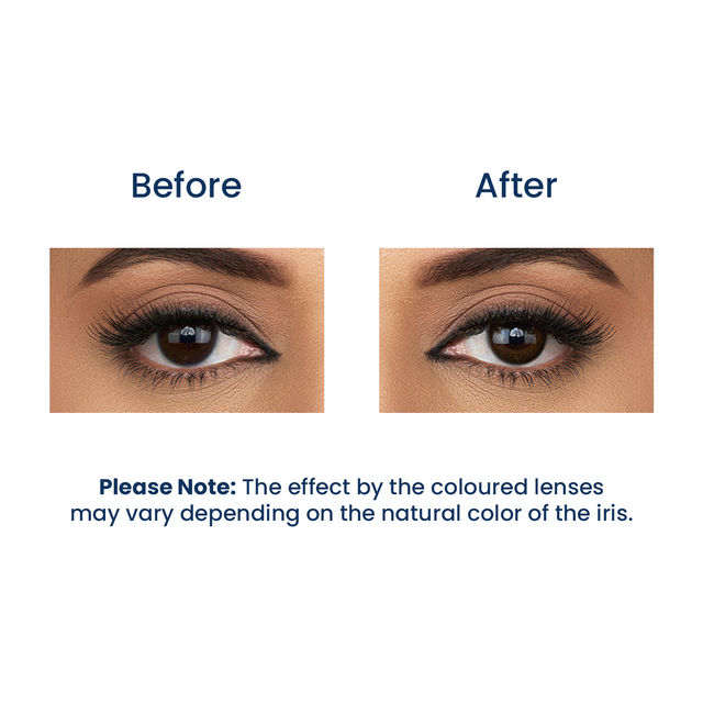Aquacolor Unisex Contact Lenses | Brown