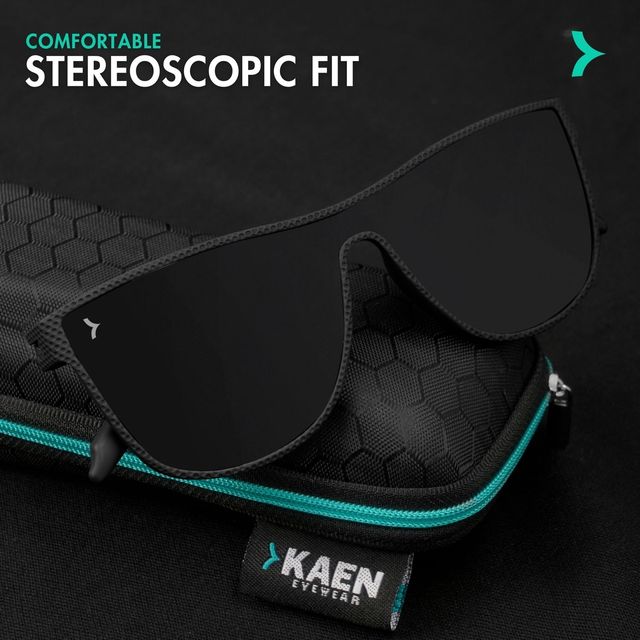 Eyewearlabs Men Sunglassses KAEN Krew Black Wayfarer