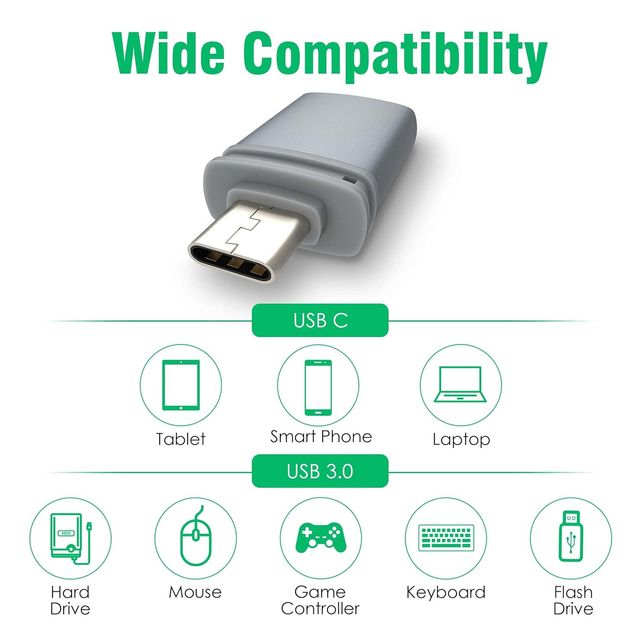 Agaro Blaze Usb 3.0 To Usb Type C Otg Adapter