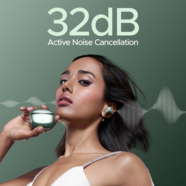 boAt Nirvana Ion Anc W/ Anc(32Db), 120Hrs Playback, Crystal Bionic Mode