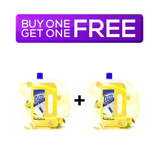 Dazzl Disinfectant Floor Cleaner Liquid, Citrus Fragrance 975 ml Combo
