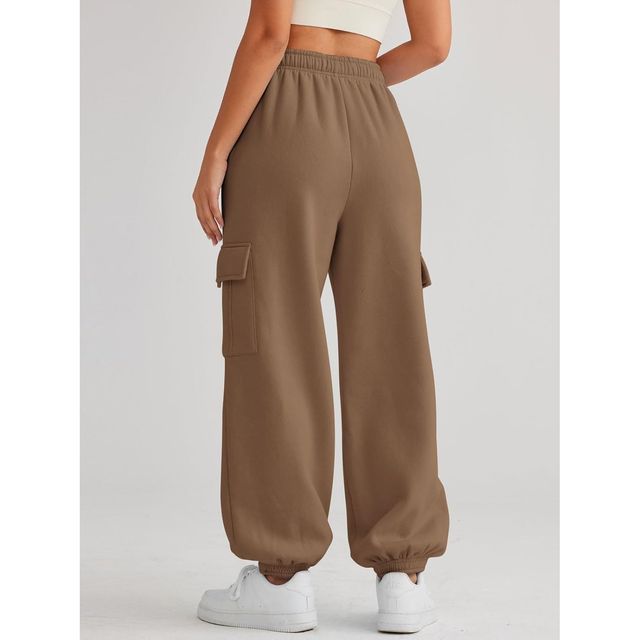 Q-rious Women's Urbanease Cargo Joggers | AMZ-17 | Brown - 30