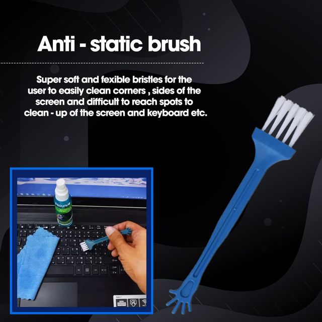 Sounce 3 In 1 Cleaning Kit Set For Screen Pc, Laptops, Monitors, Mobiles