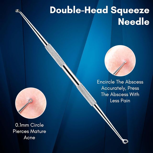 Beaute Secrets Essentials Blackhead Remover And Pimple Extractor Tool Kit