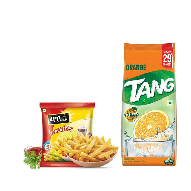 Mccain French Fries(420gms) & Tang Orange Instant Drink Mix(500gms) Combo