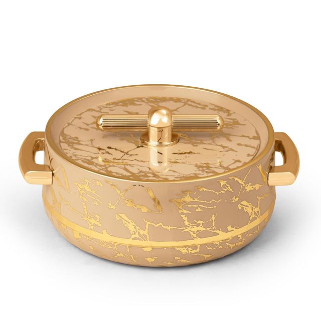Selvel Elegance Royal Insulated Casserole | (1200ml)| Keeps Food Hot | Turkish