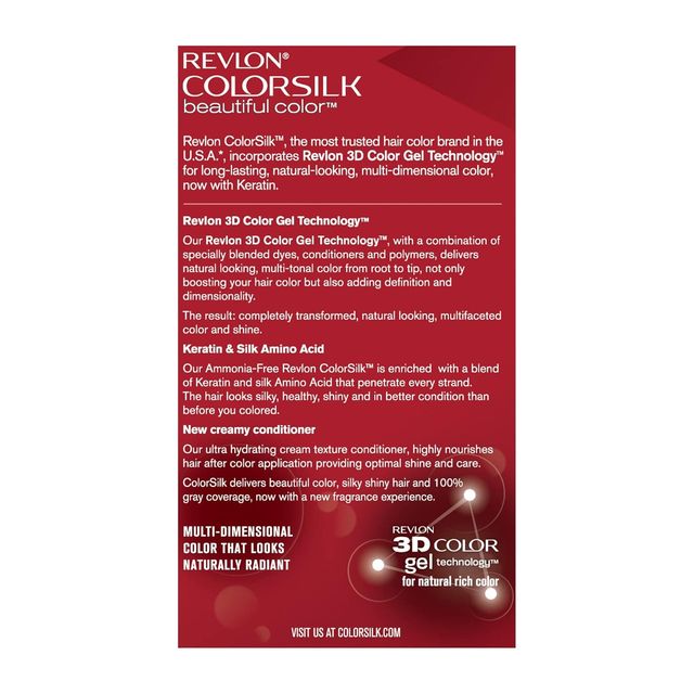 Revlon Colorsilk Beautiful Color 20 Brown Black Shade