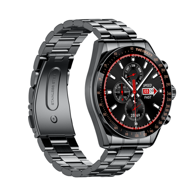 Fire-Boltt Moonwatch Smartwatch | 1.43" AMOLED Display | BT Calling - Black