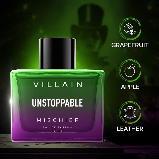 Villain Unstoppable Mischief Premium Long Lasting Fragrance Eau De Perfum For Men