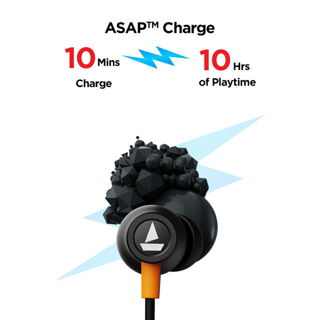 boAt Rockerz 255 Arc BT Neckband w/ 30H Playtime, BEAST Mode & ASAP Charge (Cosmos Black)