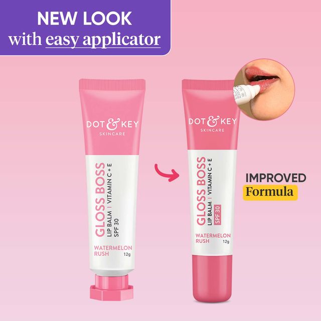 Dot & Key Gloss Boss Tinted Lip Balm SPF 30 Vitamin C + E - Watermelon Rush