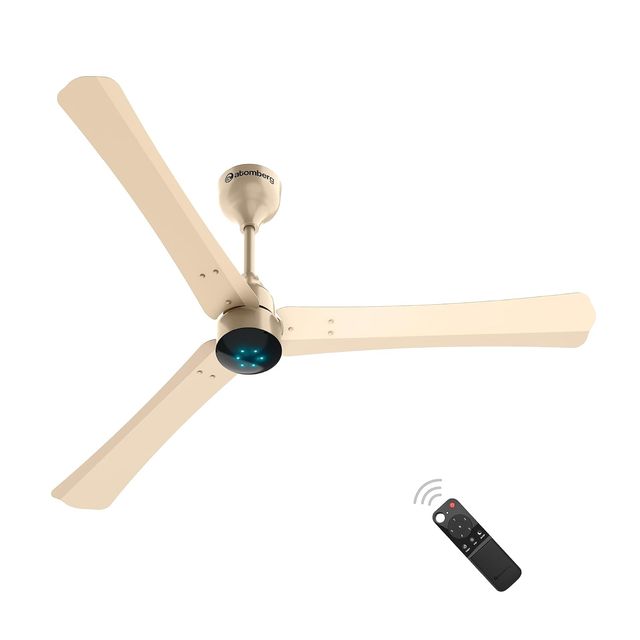 Atomberg Renesa+ BLDC Ceiling Fan,1200mm,Remote Control,BEE 5 Star,LED Indicators,Metallic Gold