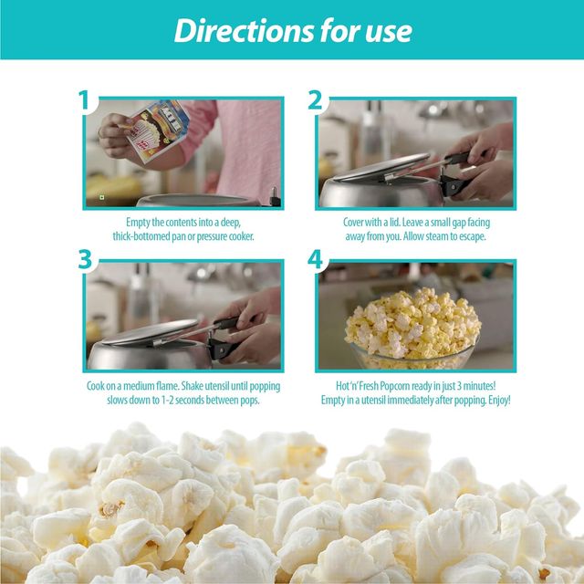 Act II Instant popcorn - Butter Pepper, Hot & Fresh in 3 Mins
