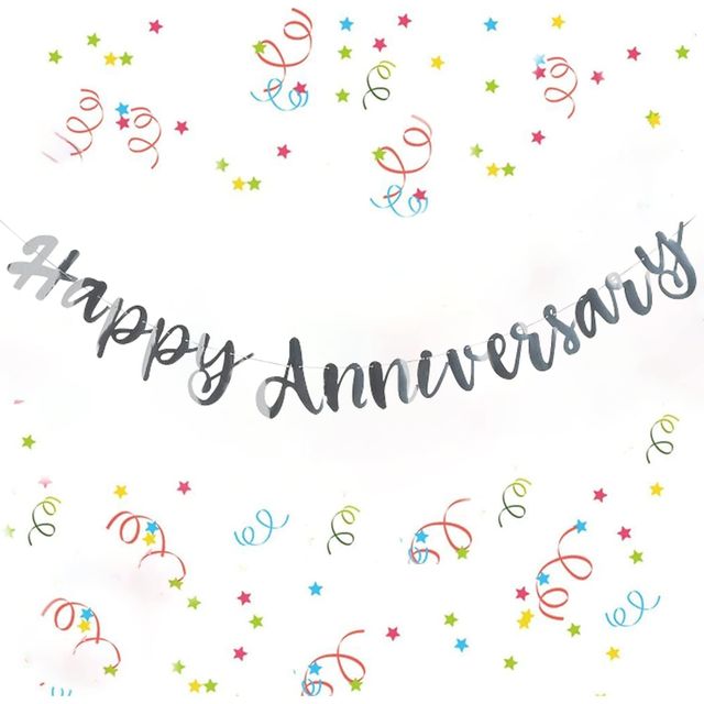 Party Propz Happy Anniversary Banner