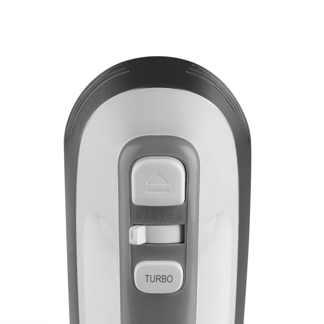 Sharp Hand Mixer EM-H50N-W | 500W | 5-Speed | Multiple Hooks for Whisking and Dough Making