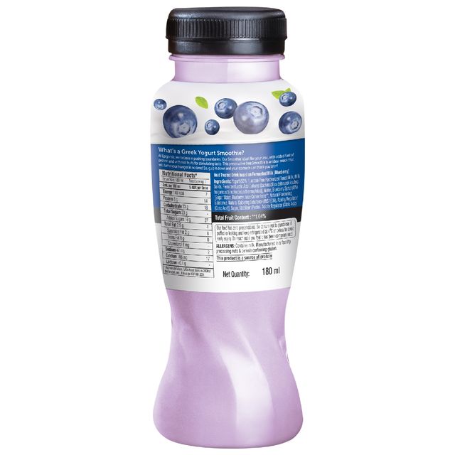 Epigamia Greek Yogurt Blueberry Smoothie