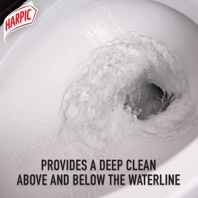 Harpic Fresh Mountain Pine Toilet Block (2pc) & Harpic Power Plus Original (1l) Combo