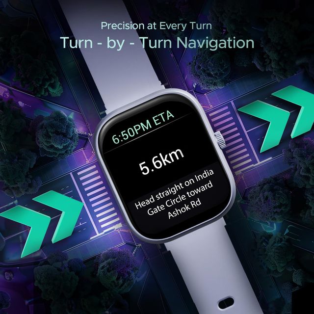 boAt Wave Sigma 3 Smart Smartwatch | 2.01" Display | Women's Edition | BT Calling - Sapphire Breeze