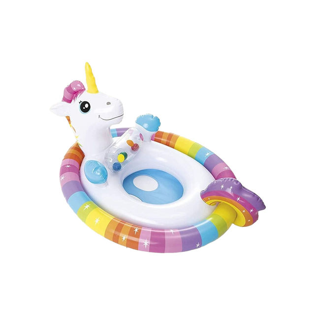 Intex Inflatable See Me Sit Pool Ride | Multi-Color Fun (Model May Vary)