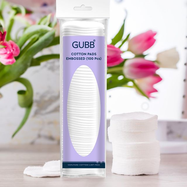 Gubb Embossed Cotton Pads 100S