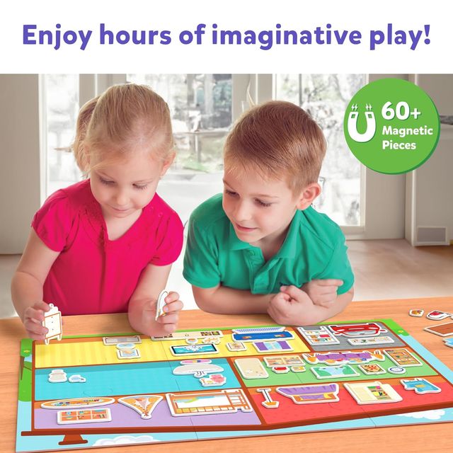 Skillmatics Creative Toy Magnetopia - Design Your Home