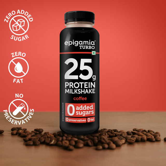 Epigamia Turbo Coffee Protein Milkshake