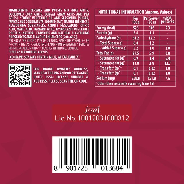 Bingo! Mad Angles Achaari Masti Crisps
