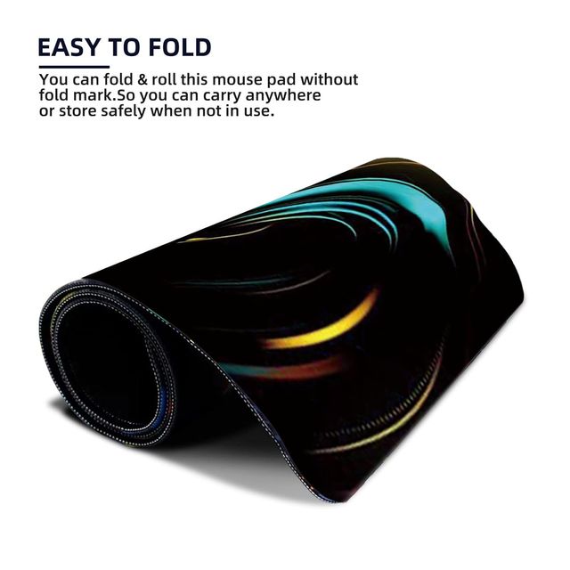 Striff Extended Size (800 Mm X 300 Mm X 3 Mm) Gaming Mouse Pad Stitched Edges (Universe)