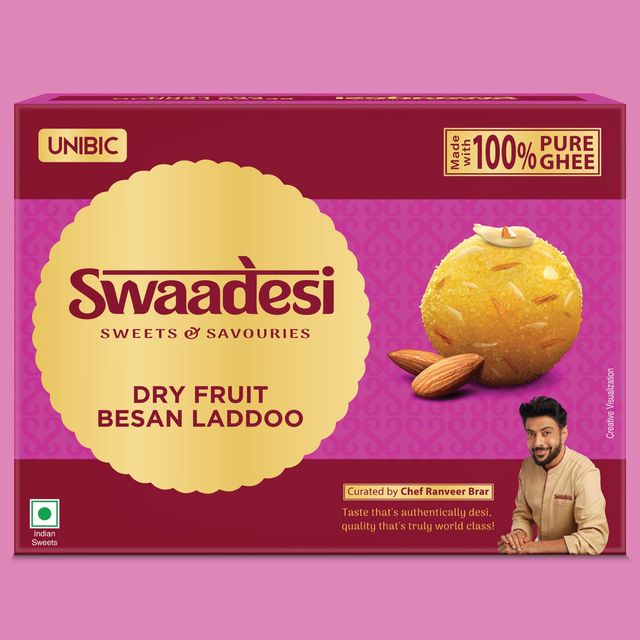 Unibic Swaadesi Dryfruit Besan Laddoo Box 180 g Combo