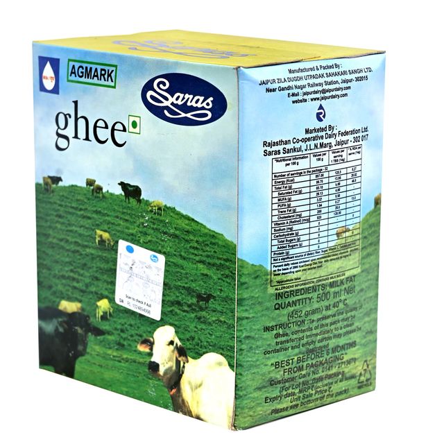 Saras Ghee Tetra Pack